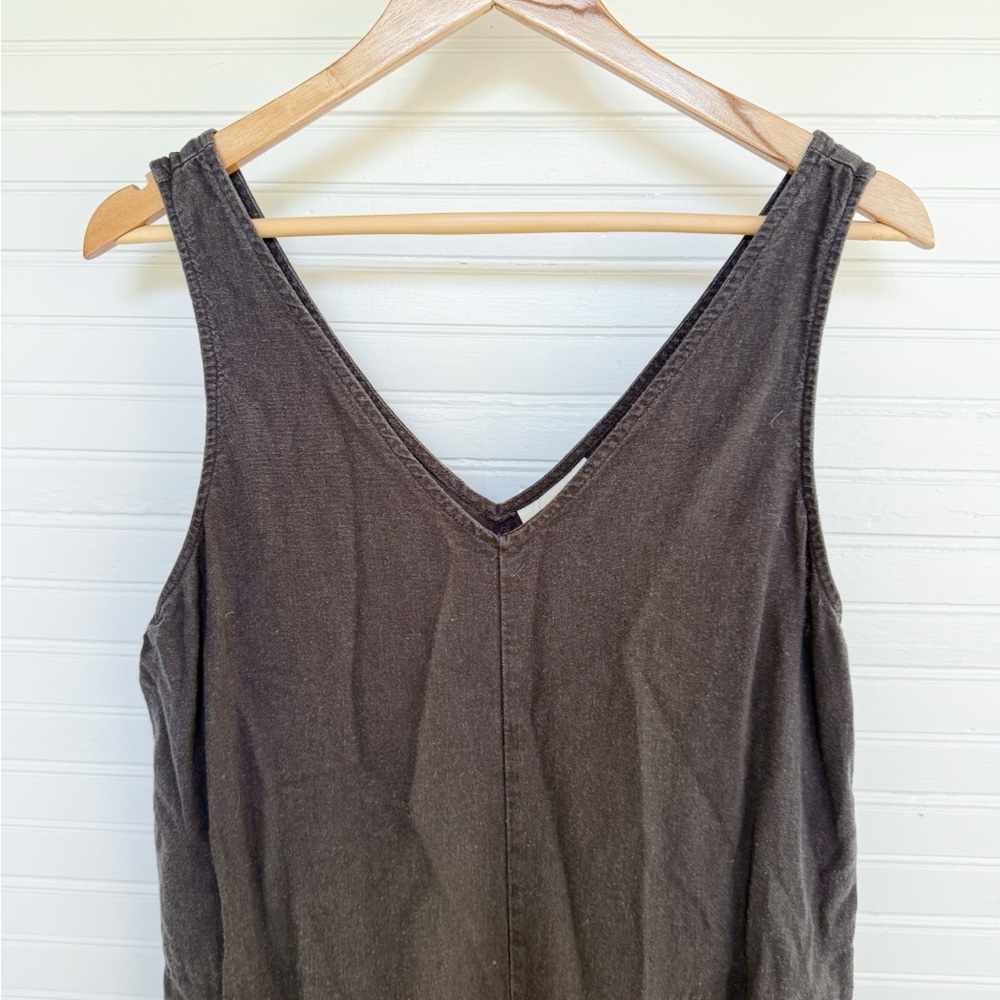 Black  linen jumpsuit